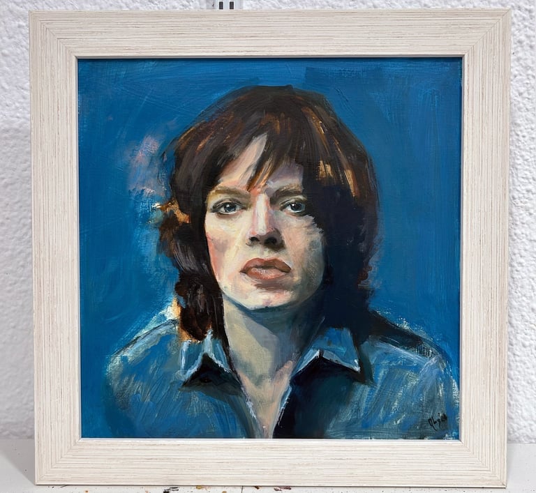 Cuadro Mick jagger enmarcado