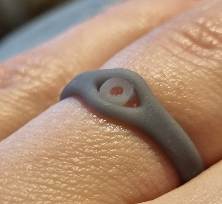 3D Printed Eye Ring