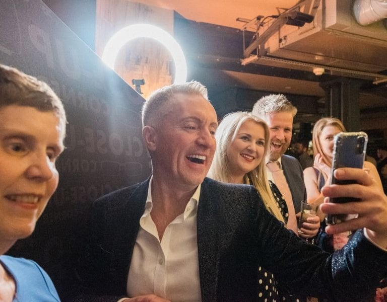 crowd at corporate event