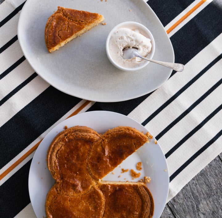 Glace au gâteau basque Maison Pommiers