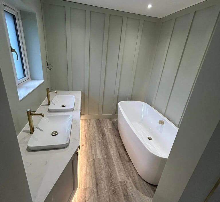Dormer loft conversion in Droitwich with modern interior design