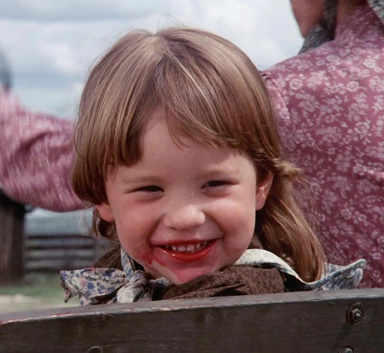 Jennifer and Michelle Steffin on Little House on the Prairie