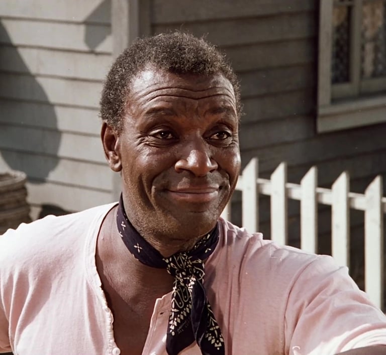 Moses Gunn in Little House on the Prairie