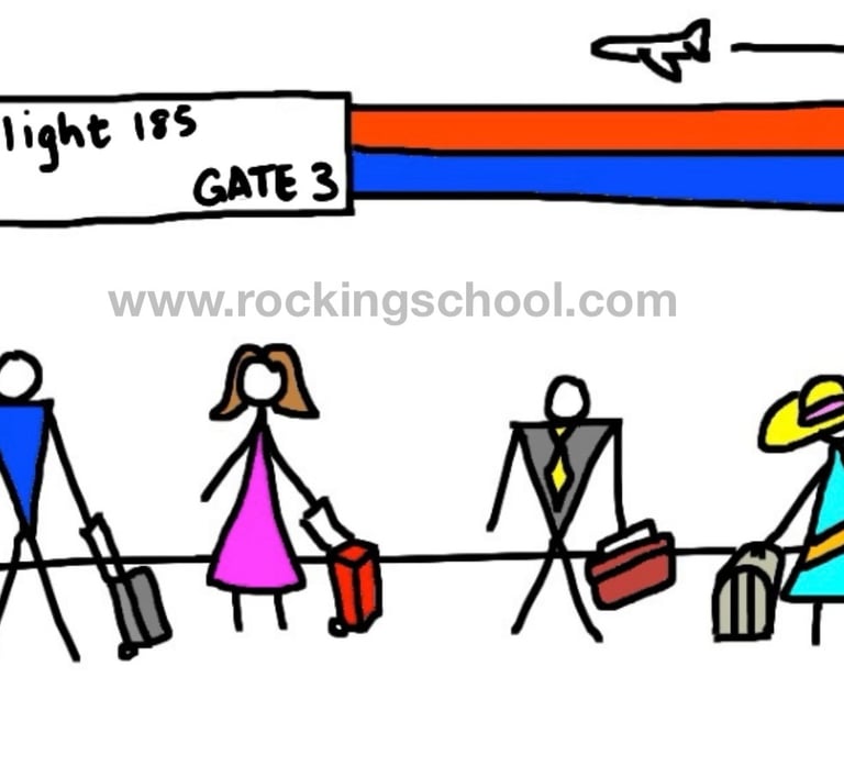 clipart airport cartoon drawing clip art