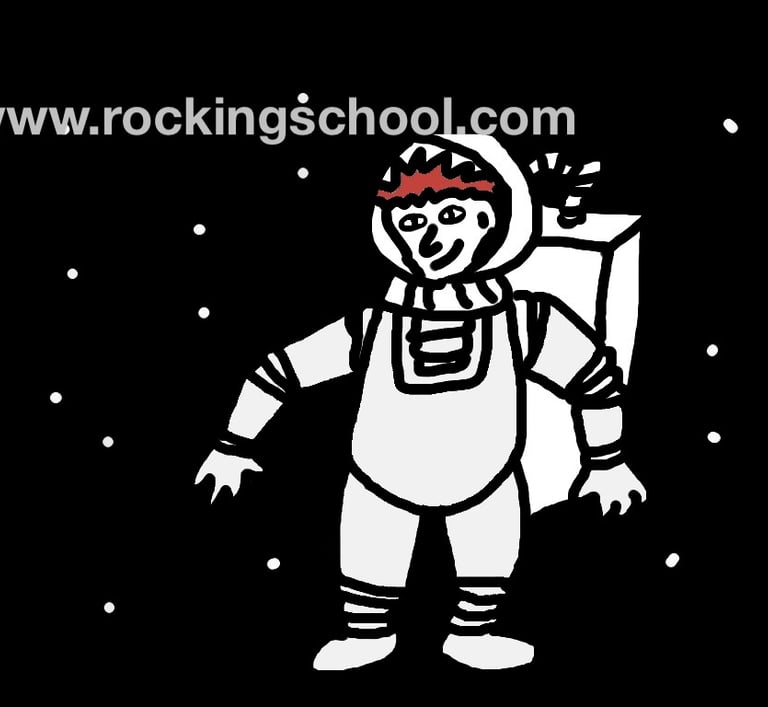 clipart astronaut cartoon drawing clip art
