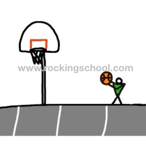 clipart basketball cartoon drawing clip art