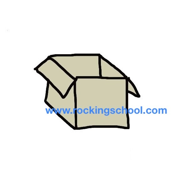 clipart cardboard box cartoon drawing clip art