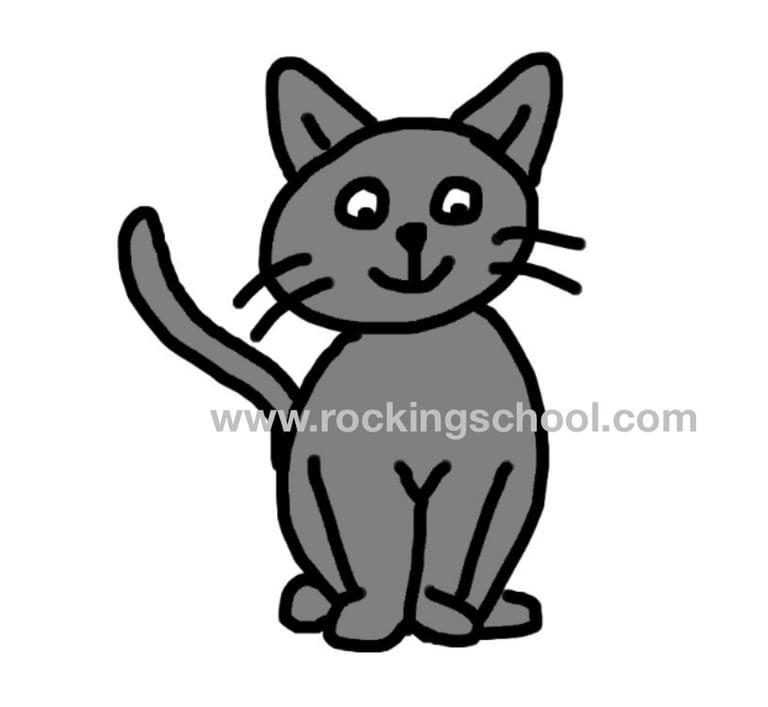 clipart cat cartoon drawing clip art