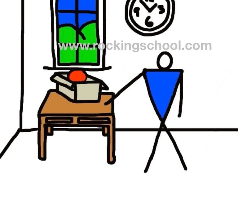clipart desk cartoon drawing clip art