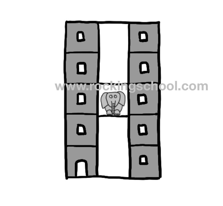 clipart elephant elevator cartoon drawing clip art