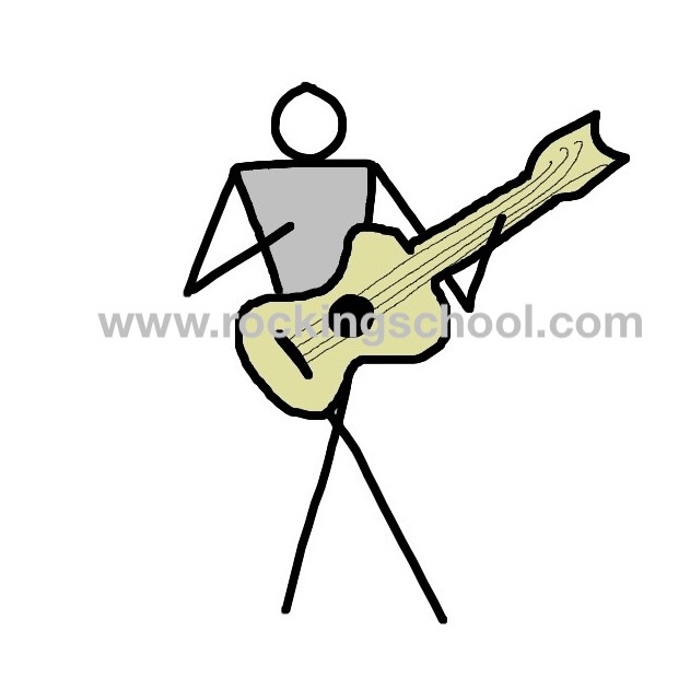 clipart guitar cartoon drawing clip art