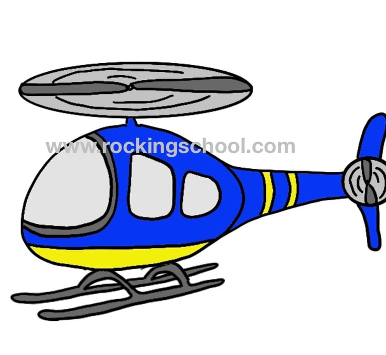 clipart helicopter cartoon drawing clip art