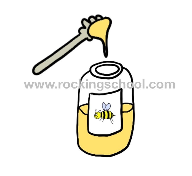 clipart honey cartoon drawing clip art