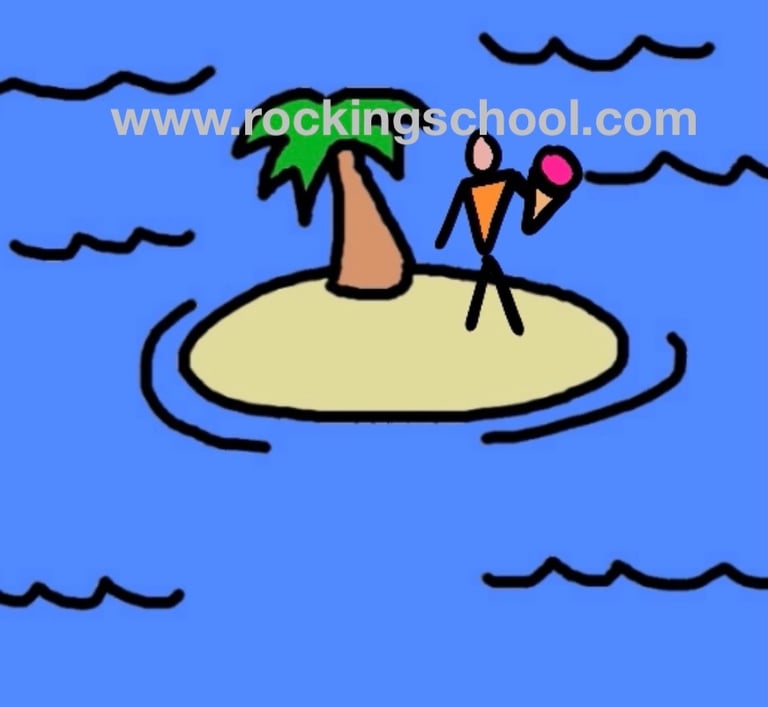 clipart ice cream island cartoon drawing clip art