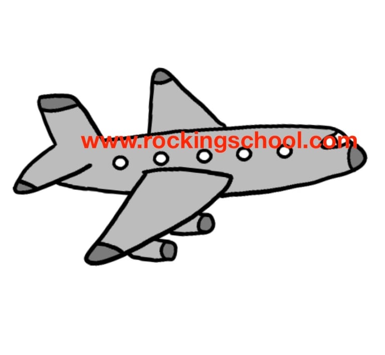 clipart jet cartoon drawing clip art