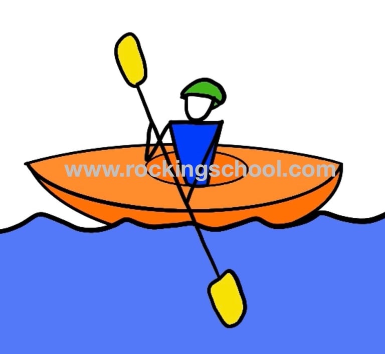 clipart kayak cartoon drawing clip art