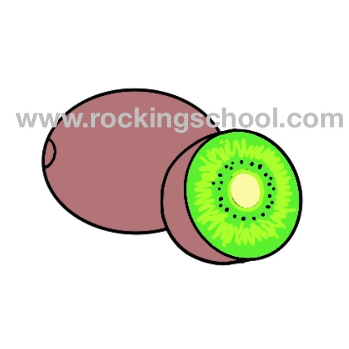 clipart kiwi cartoon drawing clip art