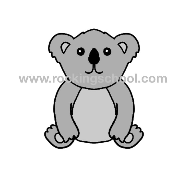 clipart koala cartoon drawing clip art