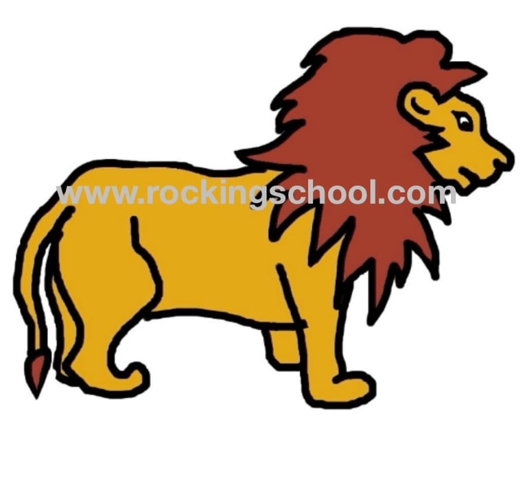 clipart lion cartoon drawing clip art
