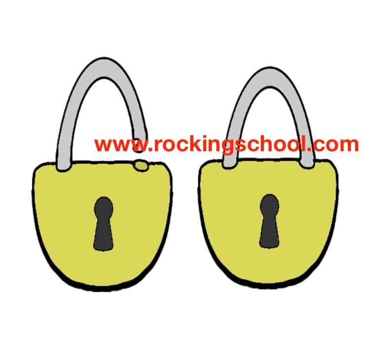 clipart lock cartoon drawing clip art