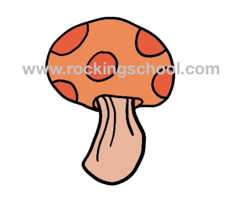 clipart mushroom cartoon drawing clip art