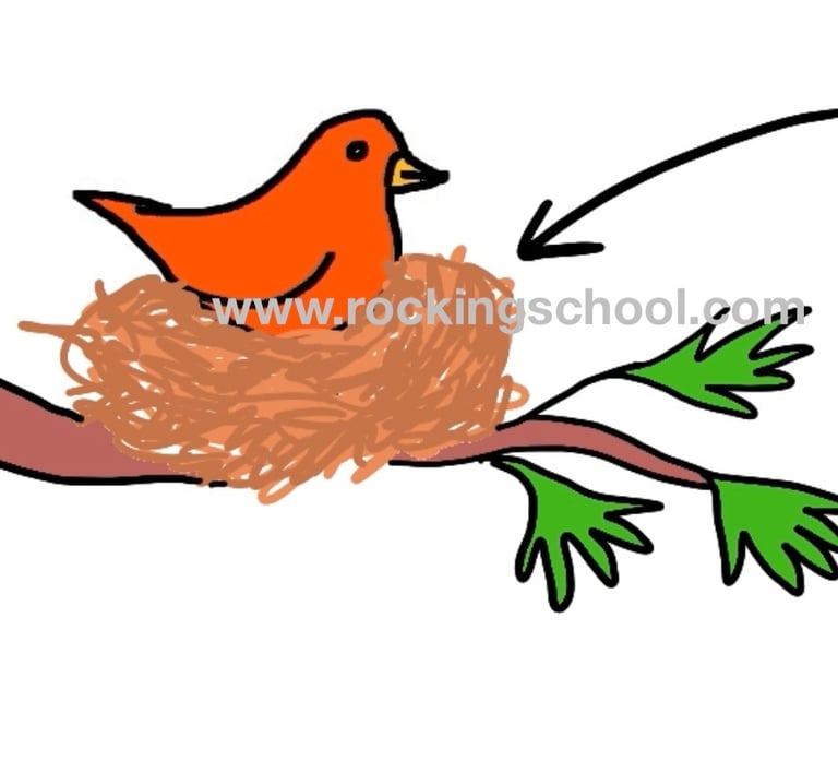 clipart nest cartoon drawing clip art
