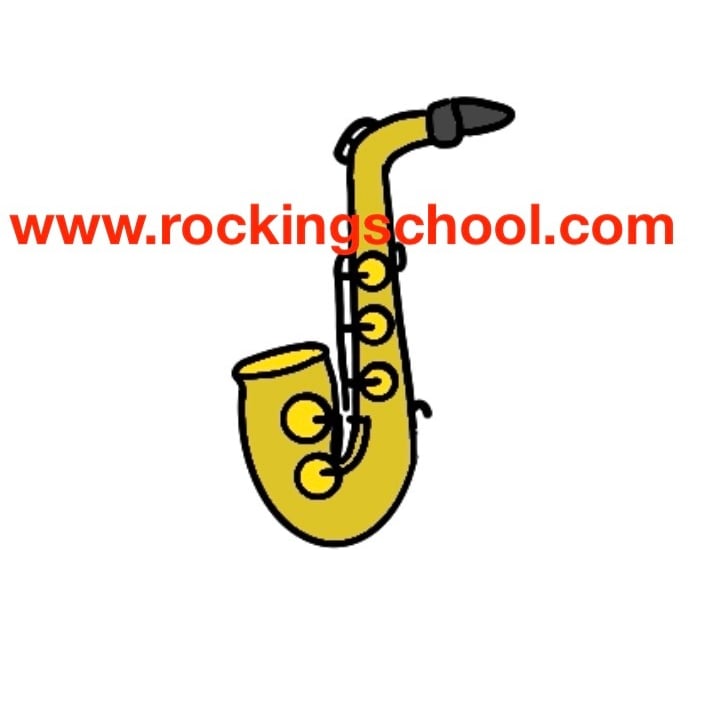 clipart saxophone cartoon drawing clip art