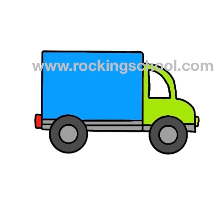 clipart truck cartoon drawing clip art