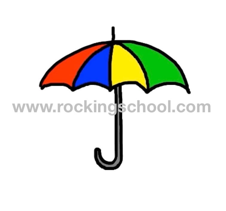 clipart umbrella cartoon drawing clip art
