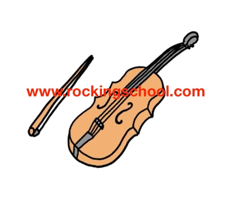 clipart violin cartoon drawing clip art