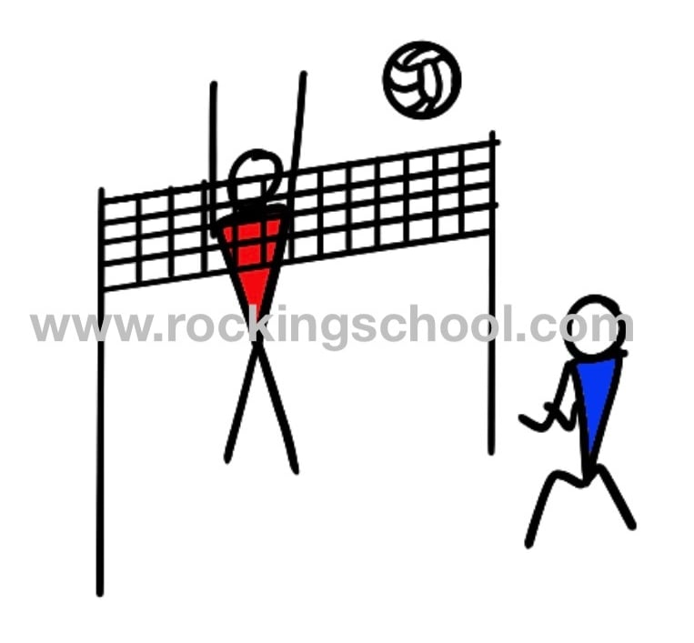 clipart volleyball cartoon drawing clip art