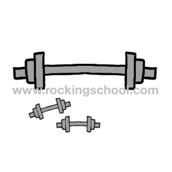 clipart weights cartoon drawing clip art
