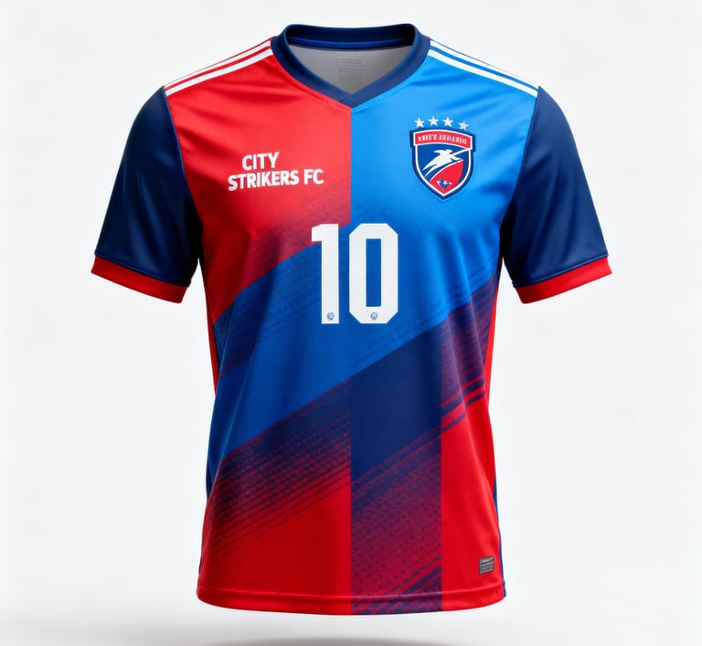 a soccer jersey with a city soccer team jersey