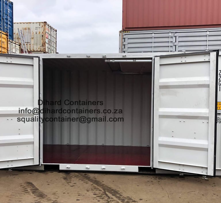 6m open side container
