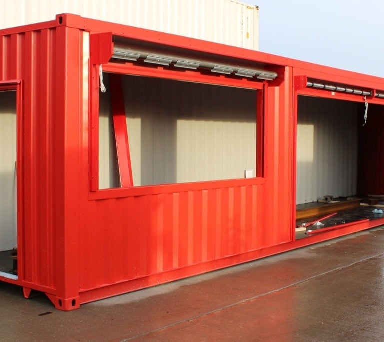 40ft Container Shops & Conversions for Food & Drink Kiosks