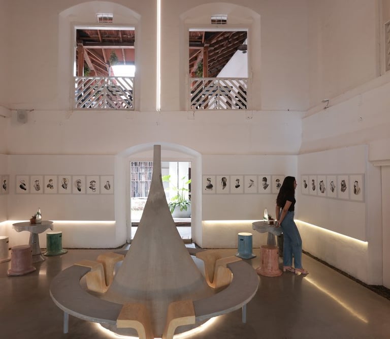Lila Fort Kochi exudes femininity and is an experiential space that curates food, art and performances. 