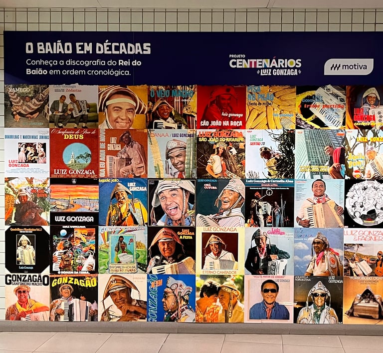 Exposição imersiva homenageia Luiz Gonzaga, o Rei do Baião. Foto: Divulgação