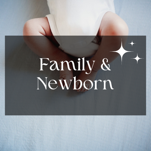 a baby's feet and a baby's feet with the words family and