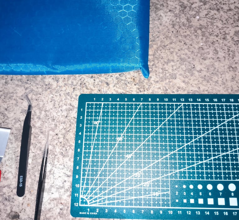 Área de precisão para limpar e melhorar qualidade de impressões 3D