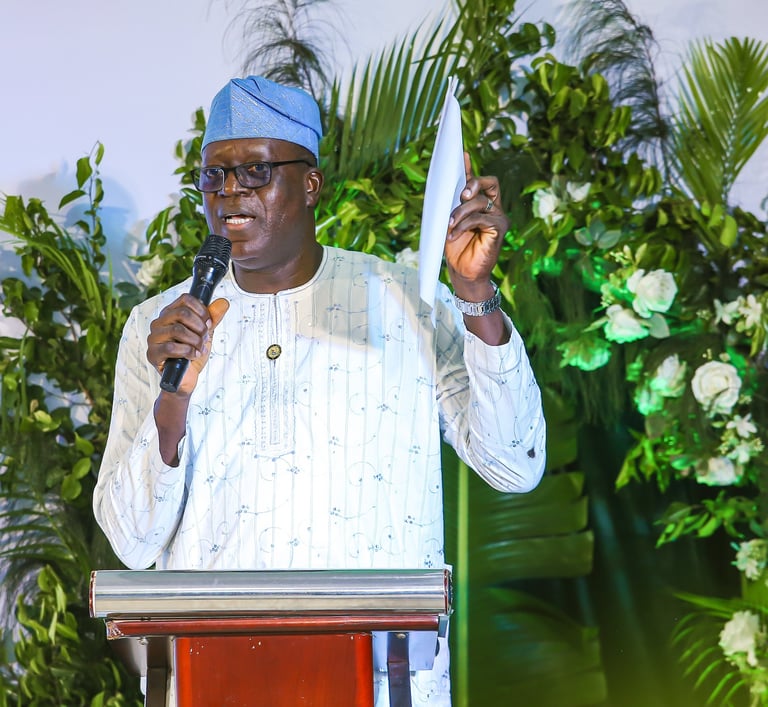 The representative for the Commisioner of Agriculture and Food Systems Lagos State