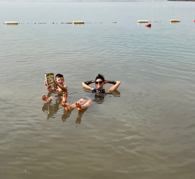 floating dead sea jordan