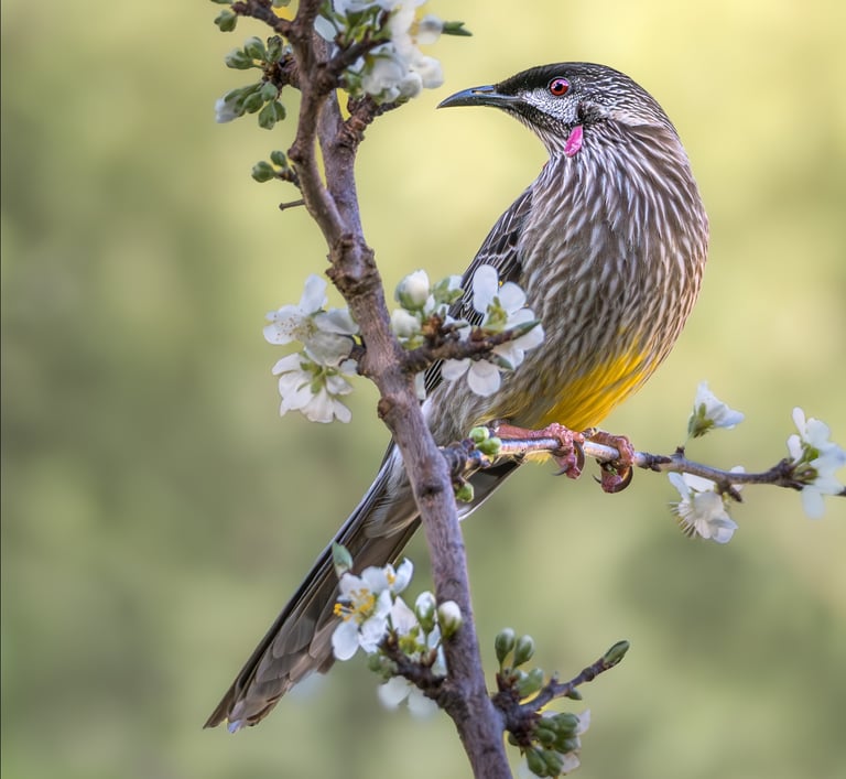 Red Wattlebird