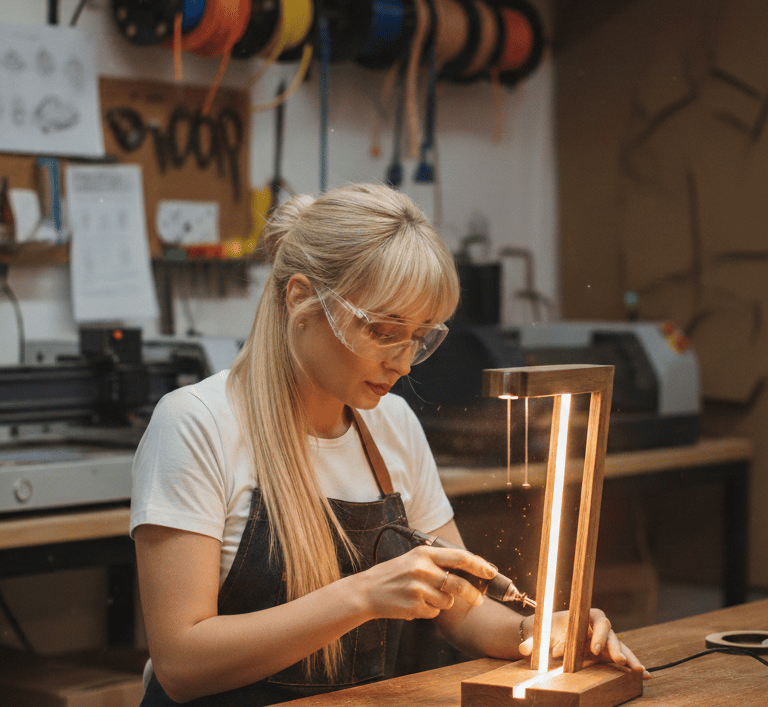 INDIVIDUELLE HOLZARBEITEN UND LASERGRAVUR – JULIETA TATIANA MARTIN
