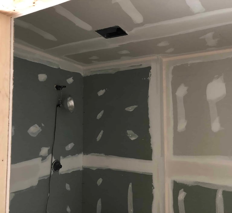 bathroom drywall finishing in florence ma
