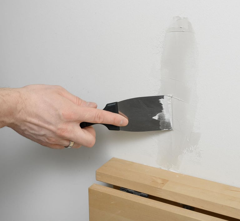 small hole plaster repair