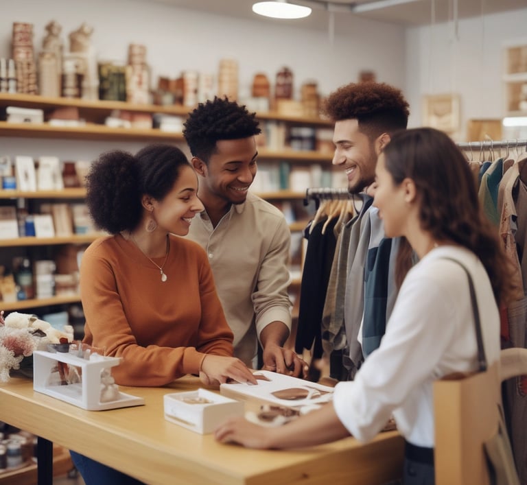 Close-up of a marketing consultant analyzing colorful data charts on a laptop with a backdrop of sunlit mountain peaks.