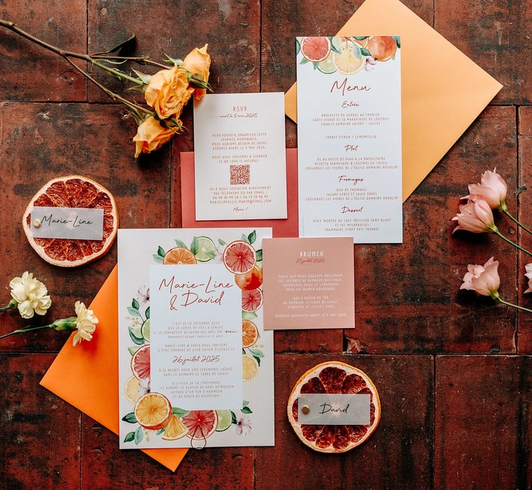 law flat papeterie de mariage