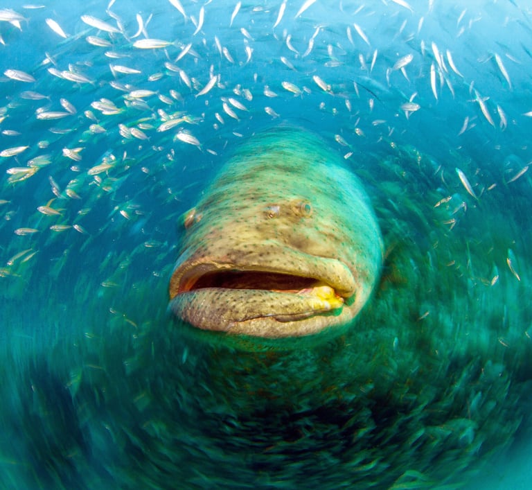 Goliath Grouper in Jupiter Florida Underwater Photography