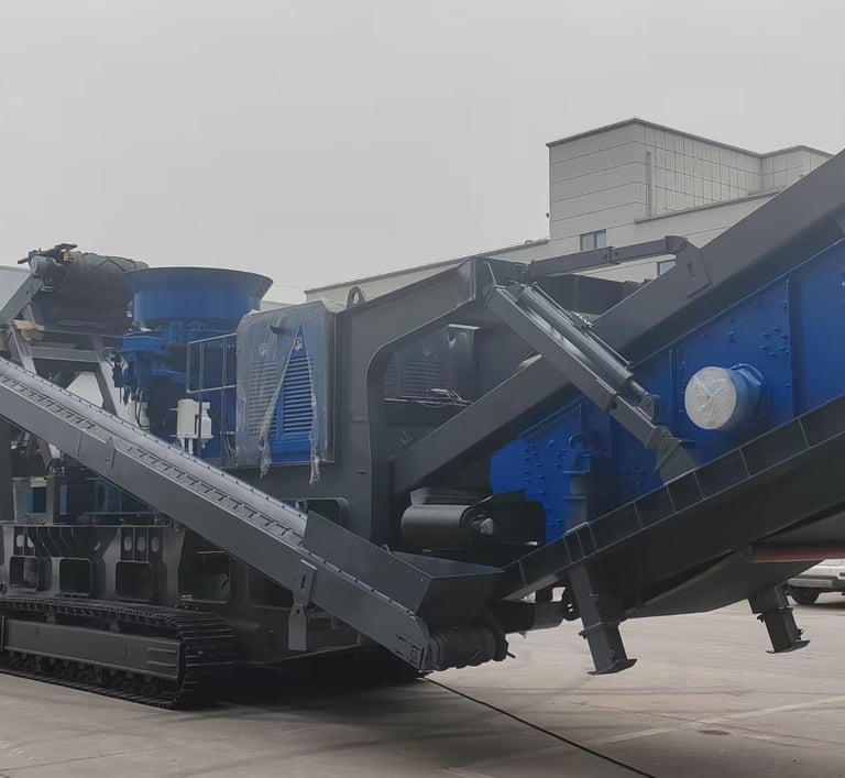 Mingyuan track mobile stone crusher for sale, crawler mobile crushing plant price, crawler mobile crushing station price