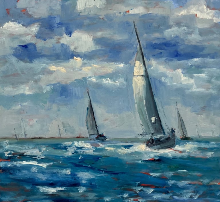 Wind in my Sails - Painting by Catherine Bagnell-Styles